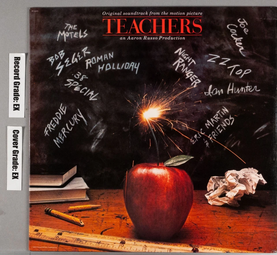 TEACHERS Original Soundtrack 1984 LP Vinyl Record Album : EX/EX SV-12371 - Imagem 2 de 4