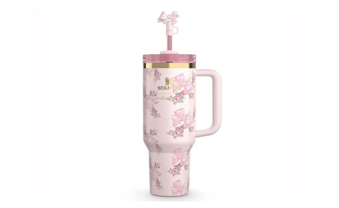 Stanley 40oz Tumbler Ribbon Rosa x LoveShackFancy Flowstate Quencher Not In Hand