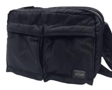 YOSHIDA PORTER Tanker Shoulder Bag S Black Pouch Used Japan Free Shipping
