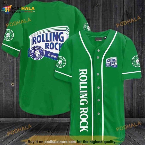 Rolling Rock Beer 3D Jersey Shirt