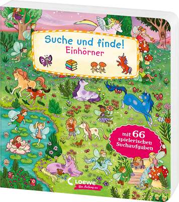 Loewe Wimmelbücher; Isabelle Metzen; Ulla Bartl / Suche und finde! Einhörner