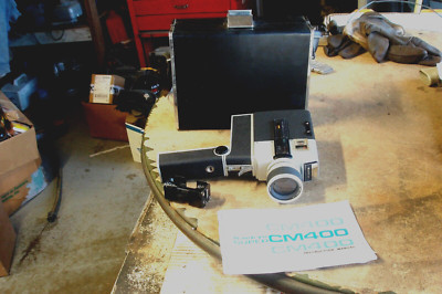 Lot - A Vintage Sankyo Super CM-400 Video Camera in Case