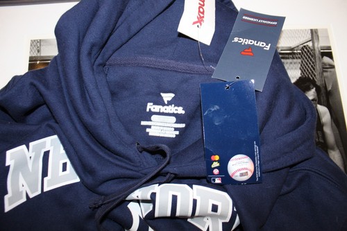 NWT Fanatics New York Yankees Hoodie 3XL MLB Logo Baseball Hoodie Cotton Blend - Picture 2 of 6
