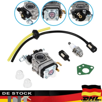 Für Motorsense 52ccm 49ccm Fuxtec Timbertech Rotfusch Freischneider Vergaser Kit