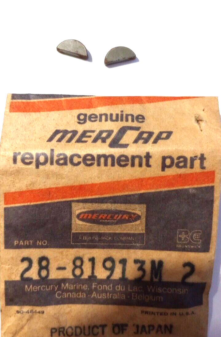 Mercury Quicksilver Key NOS 28-81913M Qty. 2 (L-9668) | eBay