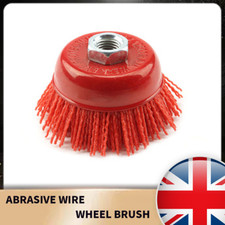 75mm Cup Nylon Abrasive Wire Brush Wheel For Angle Grinder Rust Removal Tool 80#