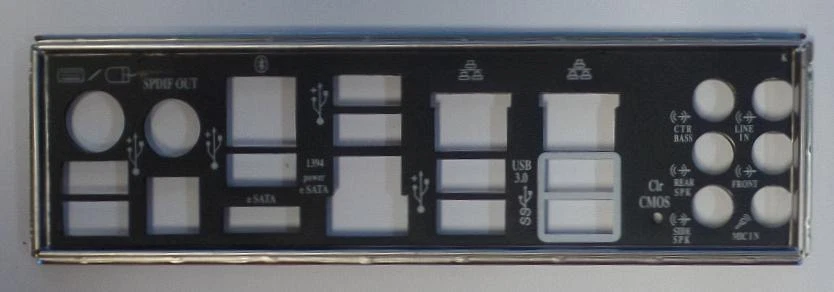 ASUS P8P67 Deluxe Blende - Slotblech - IO Shield #33861