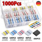 1000x Lötverbinder Schrumpfverbinder Sortiment Stoßverbinder Kabelverbinder Set