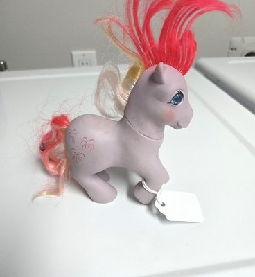 Vtg 1985 My Little Pony G1 Sky Rocket Twinkle Eye Ponies MLP Comb Ribbon Purple