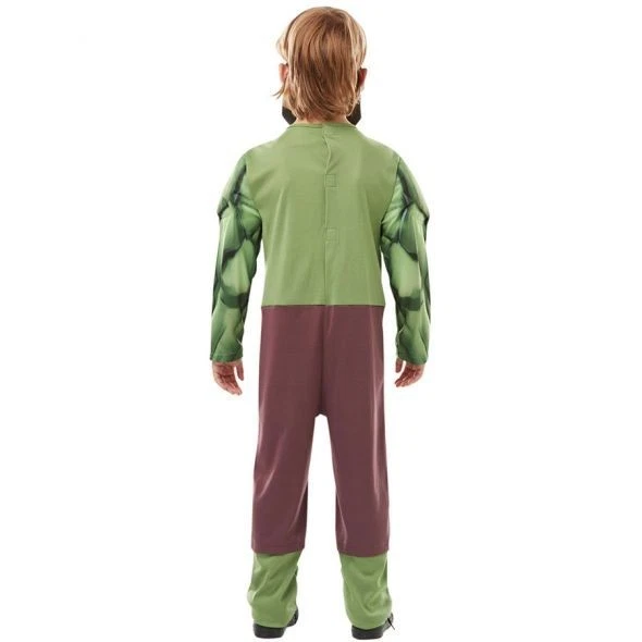 Rubie's Marvel Avengers Hulk Fancy Dress Kid's Deluxe Costume 9-10 Years- New - Image 4 of 4