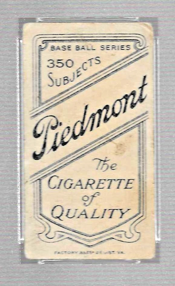 1909-1911 T206 PIEDMONT 350 TOBACCO BASEBALL CARD CECIL FERGUSON PSA 3 BOSTON view 5