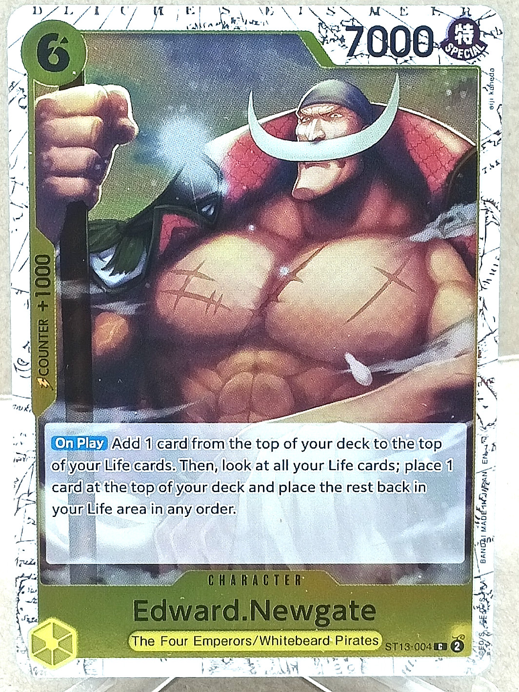 Edward.Newgate ST13-004 (Pirate Foil) Premium Booster -The Best- Vol. 2