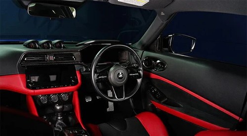 Drycarbon Inner Door Trim Cover 4pc - 400Z/Fairlady Zs - Picture 7 of 7