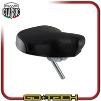 Piaggio Ciao 50 Sattel Komplett Mono Sitz Einzelsitz Schwarz Rund 22Mm