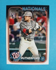 2024 Topps Series 2 Blake Rutherford RC #637 Washington Nationals