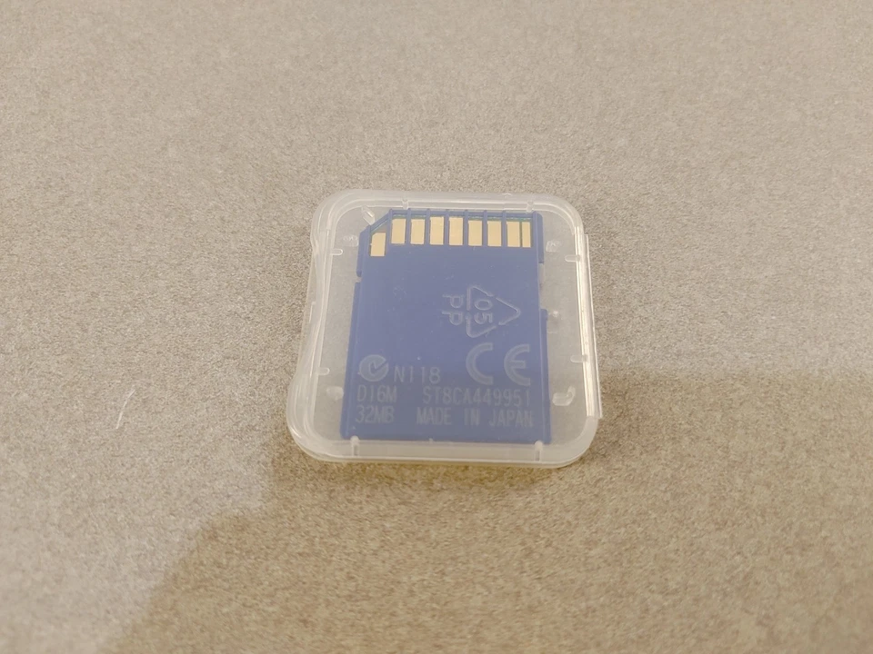 GOOD CONDITION Canon 32MB SD SD Card Blue Tested Working - Image 2 of 2