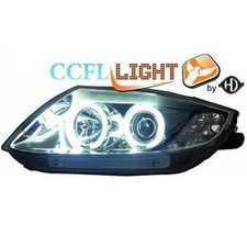 LHD OS NS CCFL Projector Headlights Pair Clear Chrome For BMW Z4 Roadster Coupe.