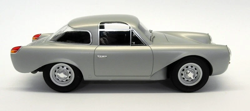 Modelo de coche BOS 1/18 - BOS235 Porsche Glockler cupé plateado Foto 3 de 4