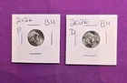 New Listing2026 P & D Emerging Liberty Dimes "BU"  In Coin Flips! **FREE SHIPPING**#wj581