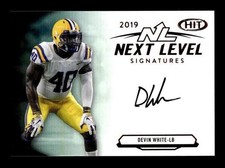 2019 SAGE HIT #NL-DW Devin White Next Level Signatures Red