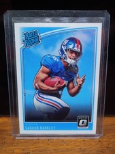 2018 Saquon Barkley Donruss Optic #156 Rated Rookie Card RC . rookie card picture