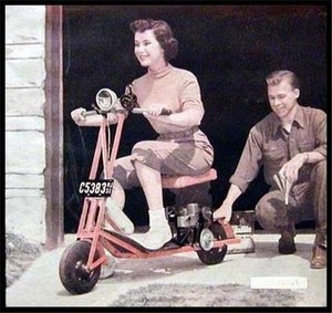 Motor Scooter Minibike Mini Bike 1951 How-To build PLANS