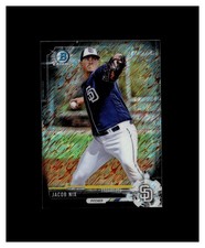 2017 Bowman Chrome Mini Prospects Black Shimmer Refractor BCP195 Jacob Nix /100