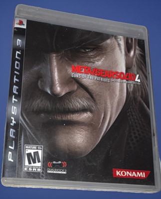 Konami Metal Gear Solid 4 PlayStation 3 Action NTSC-U/C Manual Included