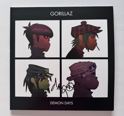 Signed DAMON ALBARN Gorillaz Demon Days Vinyl LP - EXACT PROOF/COA - Blur