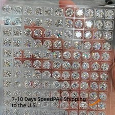 Wholesale Price Round 0.8-1.9mm Moissanite Loose Stone D color VVS1 for Jewelry