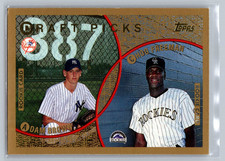 1998 TOPPS DRAFT PICKS CARD # 219 Adam Brown/Choo Freeman - Yankees/Rockies