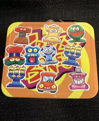 GoGos Crazy Bones Lunch Box And HUGE Lot Of Stickers, Cards, And Figures