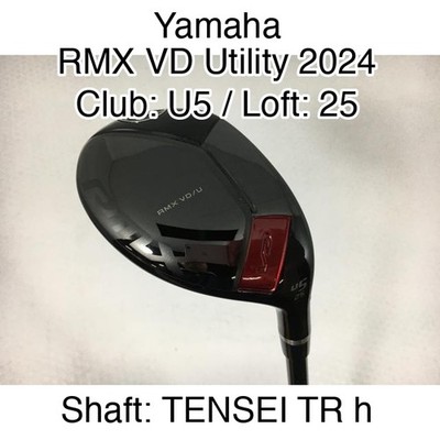 YAMAHA RMX VD/U U5 25度 TENSEI SR Yamaha RMX VD Utility 2024 U5 Hybridー 25 TENSEI TR h Stiff
