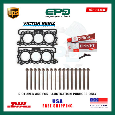 LAND ROVER 306DT Zylinderkopfdichtung & Zylinderkopfschrauben Satz + Dichtmittel