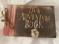 Scrapbook Photo Album Our Adventure Book- DIY Handmade Album, Movie Up...