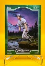 Matt Williams 2025 Topps Bob Ross Joy of Baseball Sap Green #51 Giants /75