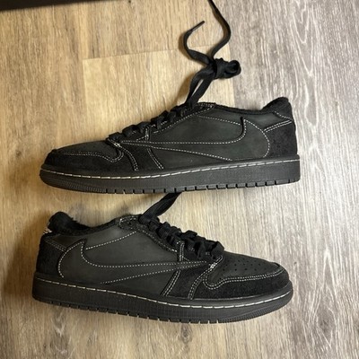 Air Jordan 1 Low OG SP x Travis Scott 'Black Phantom' Men s Size 7 (DM7866-001)