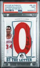 2013 SP Authentic By The Letter Signature Hakeem Olajuwon O Auto /3 #BL-HO PSA 9