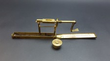 Rare Brass Cased 1850s W&T Avery Pocket Scales w 3pc Troy Ounce Nest Weight Set
