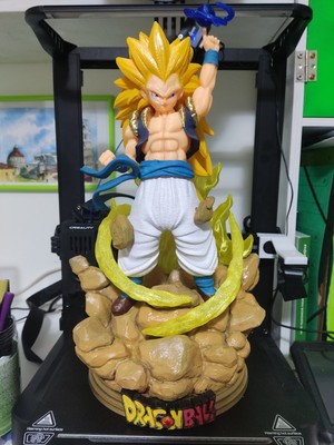GOTENKS - SELTENE HANDKOLORIERTE DRAGON BALL DRAGON BALLZ FIGUREN 3D Made