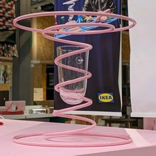 Gustaf Westman X Ikea Vinterfint Vase Pink Spiral 12 ¼" New Limited Edition