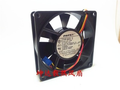 1 PCS    Fan  TYP 3412/2   DC12V 2.4W  9CM 9225 3 wire  fan *yt