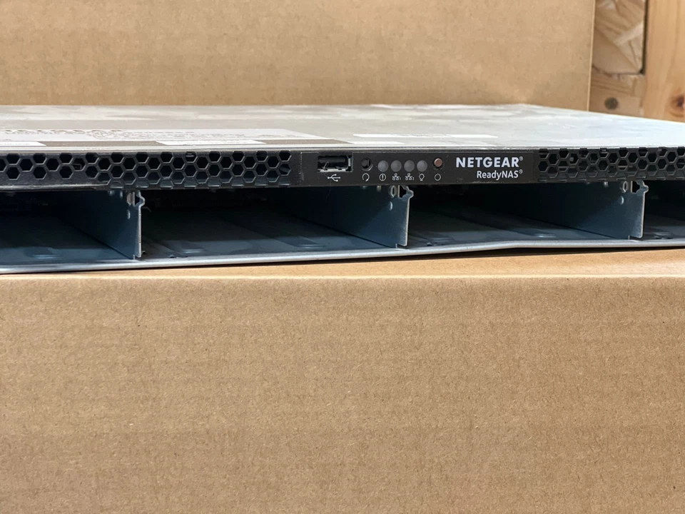 NETGEAR RNR-4A NAS 2120v2 RN21243E-200NES 4-Bay 1U NAS UNIT NO DRIVES - Image 2 of 4