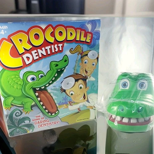 🐊Vintage Crocodile Dentist Game 2003 Hasbro Milton Bradley🐊