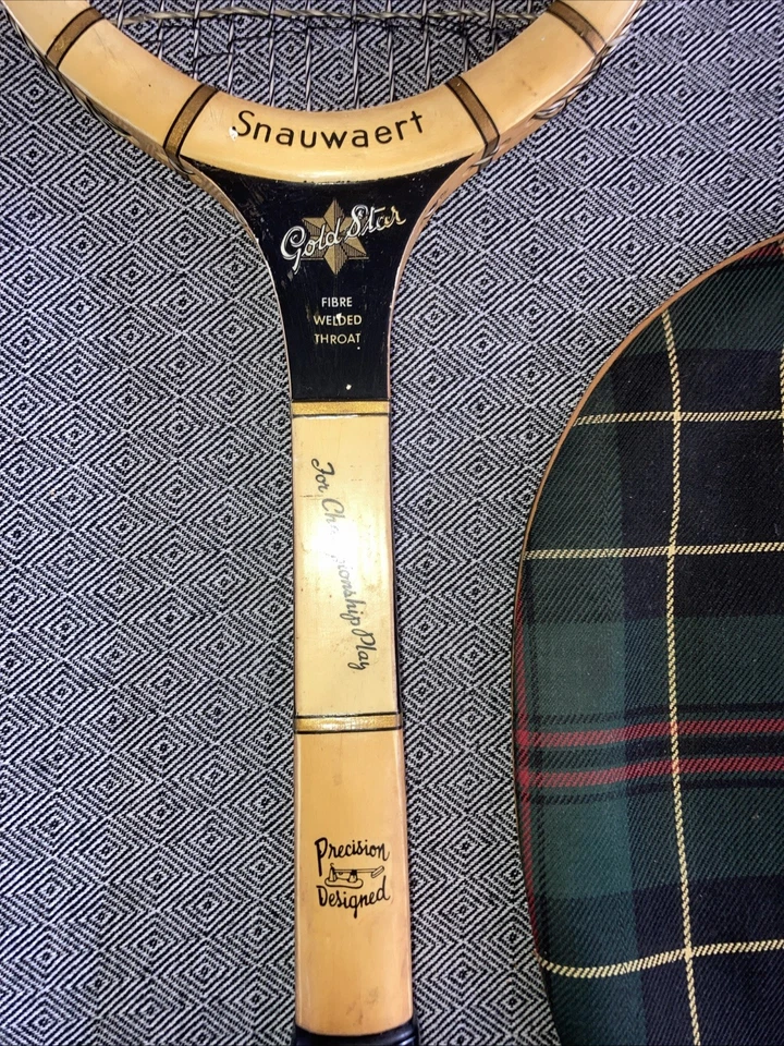 Lot 2 Raquette Bois Vintage De Tennis Bjorn Borg Donnay Snauwaert Roland Garros - Photo 4/4