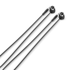 TRS MIDI Cable 2-Pack - Straight TRS Type A 3.5mm - 1/8   to Angled 5-pin DI...