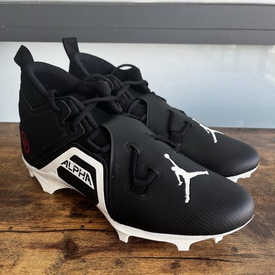 Nike Air Jordan Alpha Menace Pro 3 Oklahoma OU Men's Size 10.5 Cleats DH3368-004