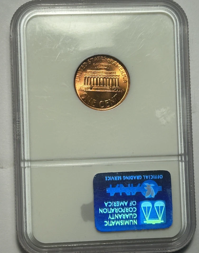 1995 DOUBLE DIE OBVERSE  LINCOLN CENT NGC MS 68 RD - Image 4 of 4