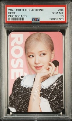 2023 OREO X BLACKPINK PHOTOCARDS #04 ROSE PSA 10 | eBay