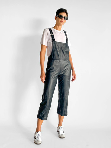 Estilo Emporio Leather Overalls